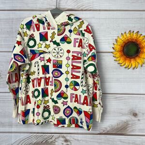Hanna Andersson Holiday Falala Christmas Hoodie Sweatshirt Size US 4